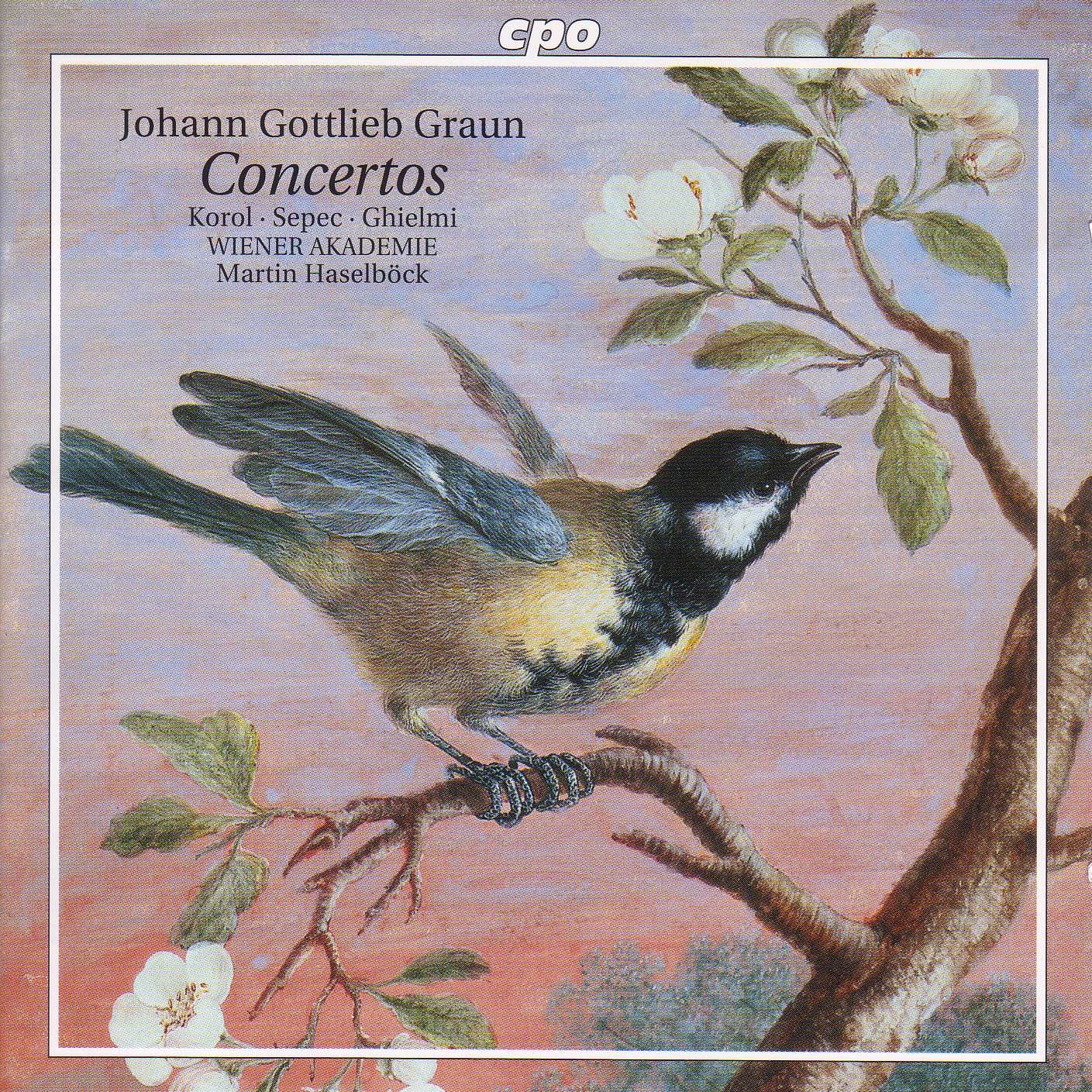 Graun: Violin Concertos - Viola Da Gamba Concerto album cover