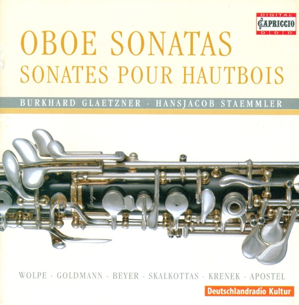Skalkottas: Oboe Concertino, AK 28 - Wolpe: Oboe Sonata - Krenek: 4 Pieces, Op. 193 album cover