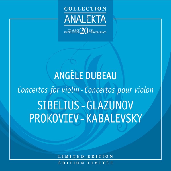 Concertos for Violin: Sibelius, Glazounov, Prokofiev, Kabalevsky, Tchaikovsky album cover