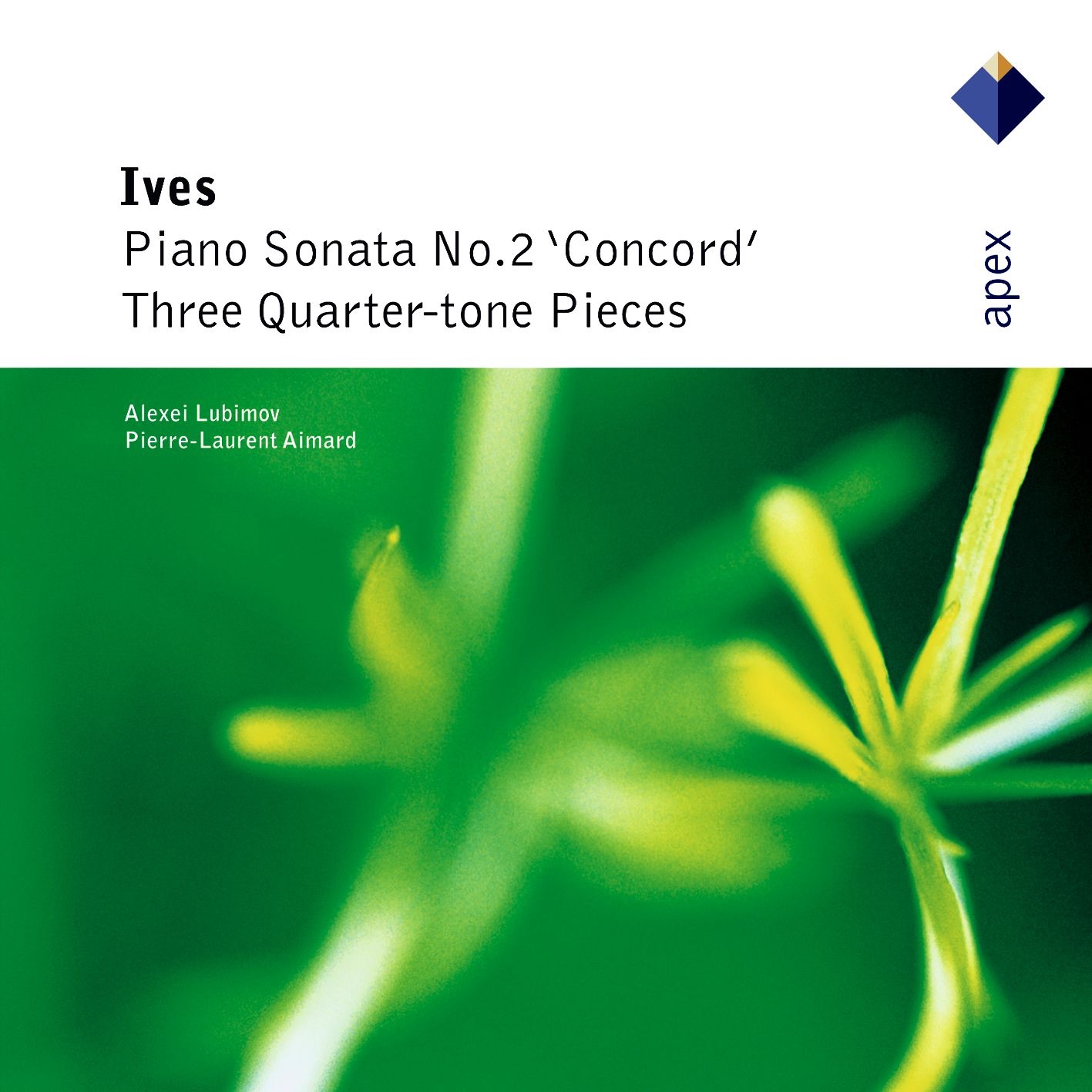 Ives: Piano Sonata No. 2 "Concord" & 3 Quarter-Tone Pieces album cover