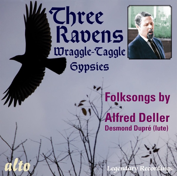 Folksongs by Alfred Deller: The Three Ravens; The Wraggle-Taggle Gypsies album cover