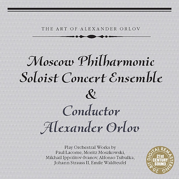 Moscow Philharmonic Soloist Concert Ensemble Plays Lacome, Moszkowski & Strauss II album cover