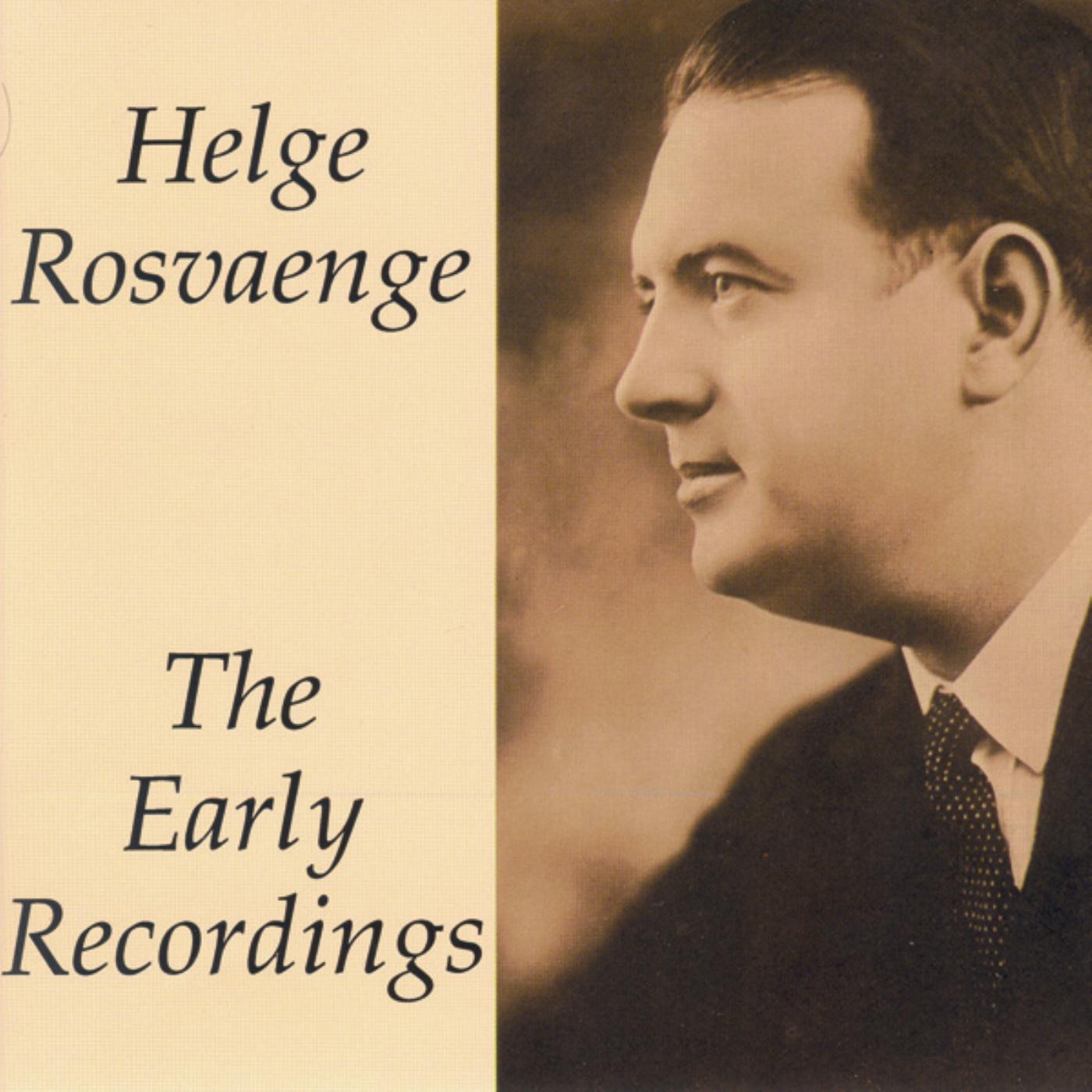 The Early Recordings - Helge Rosvaenge album cover