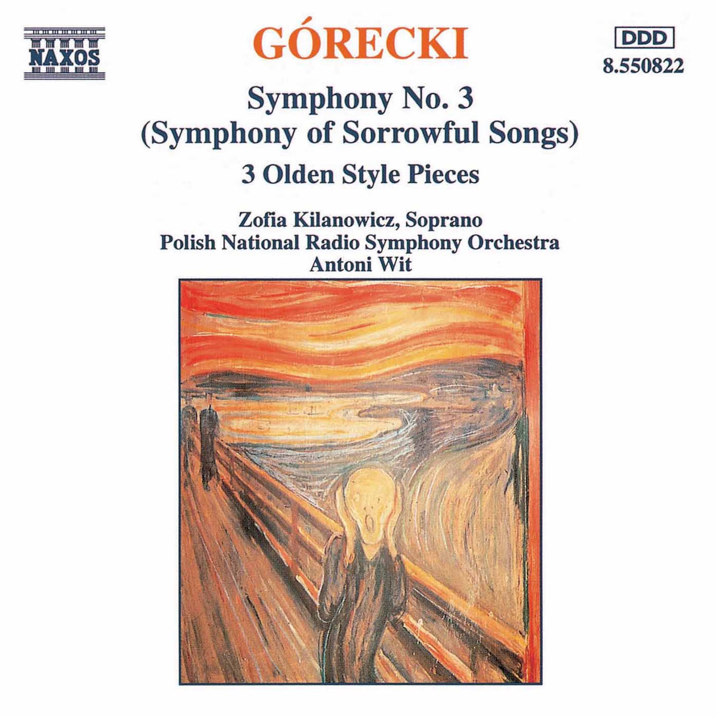 Gorecki: Symphony No. 3 - Three Olden Style Pieces album cover
