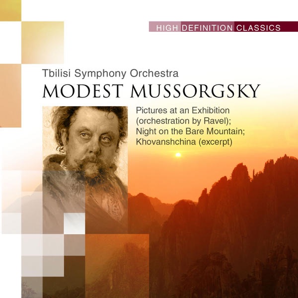Pictures at an Exhibition (orchestration by Ravel); Night on the Bare Mountain; Khovanshchina (excer album cover