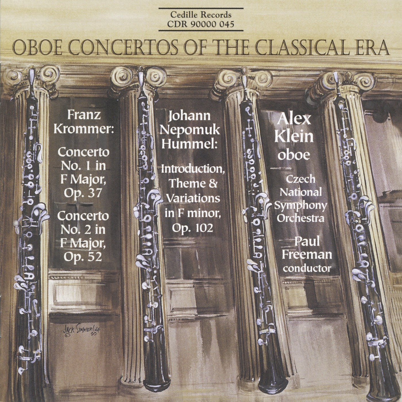 Krommer: Oboe Concertos Nos. 1 and 2 - Hummel: Introduction, Theme and Variations album cover
