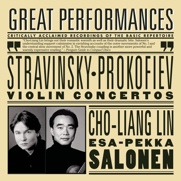 Prokofiev and Stravinsky Violin Concertos album cover
