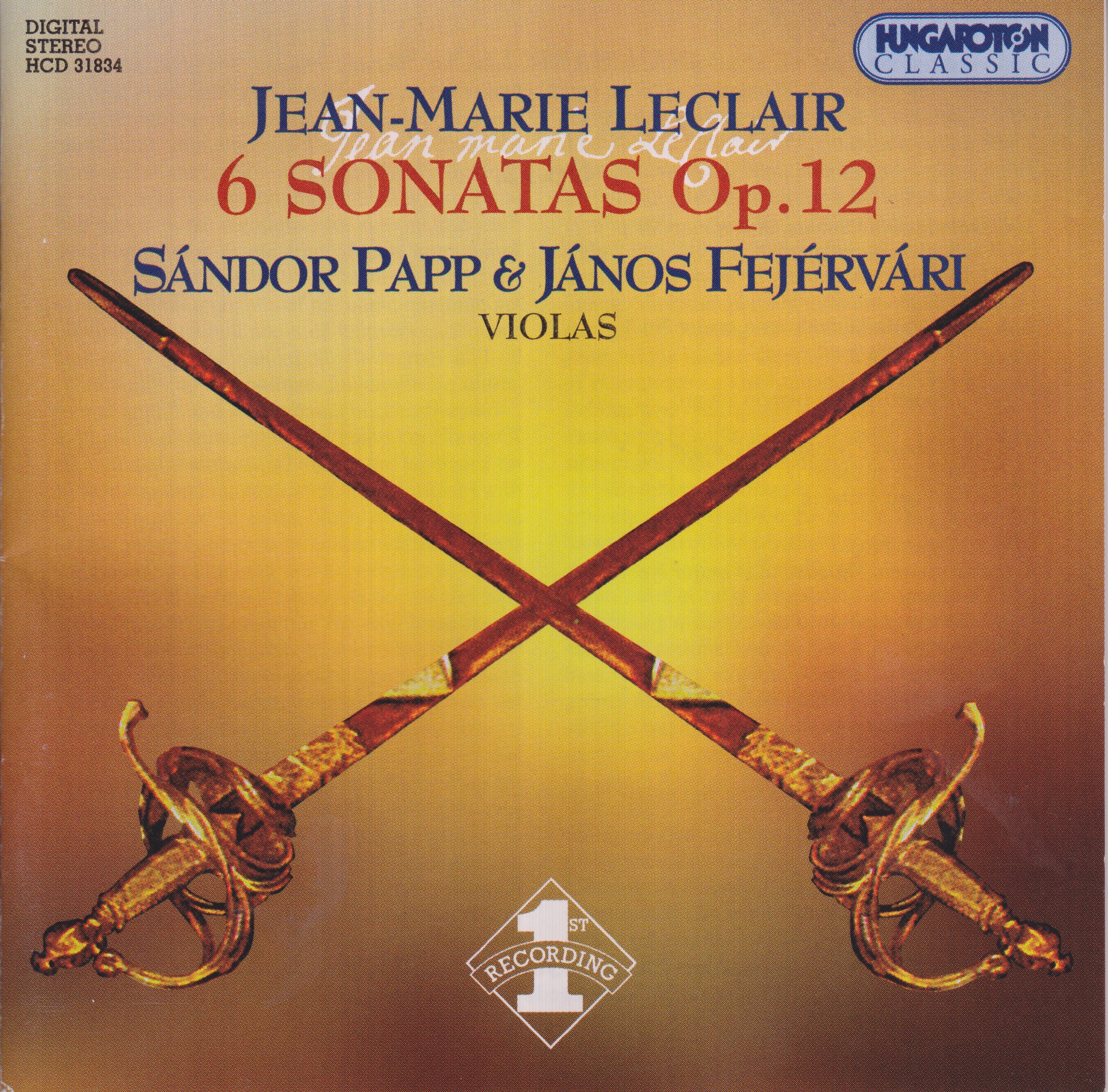 Six Sonatas Op. 12 album cover