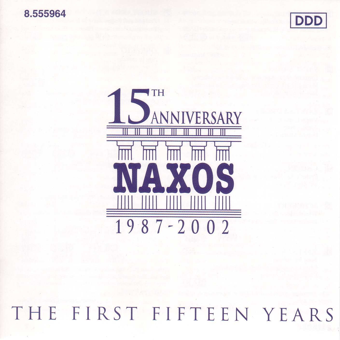 Naxos 15th Anniversary album cover