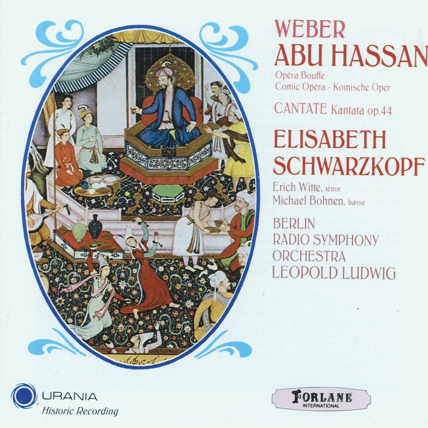 Carl Maria von Weber: Abu Hassan (Opera Bouffe - Comic Opera) album cover