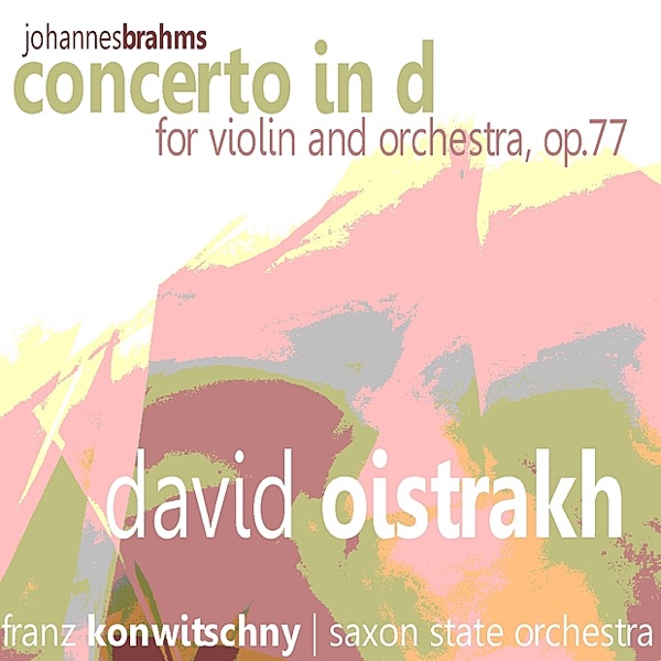 Brahms: Concerto In D for Violin and Orchestra, Op. 77 album cover