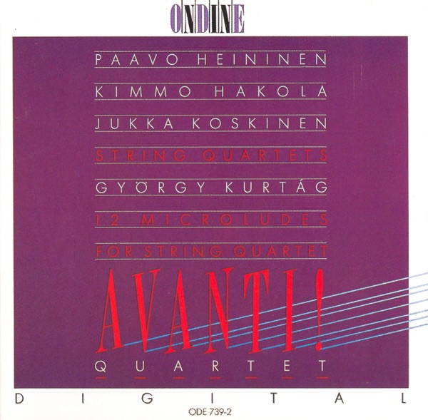Heininen, Hakola, Kurtag & Koskinen: String Quartets album cover