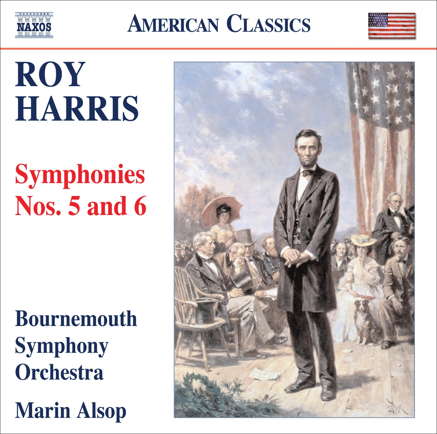 Harris, R.: Symphonies Nos. 5 and 6 album cover