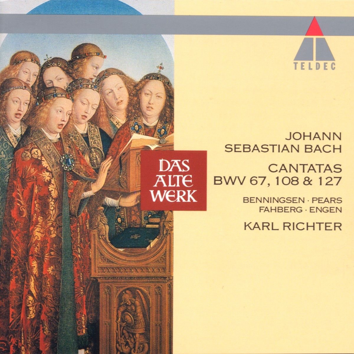 Bach: Cantatas, BWV 67, 108 & 127 album cover