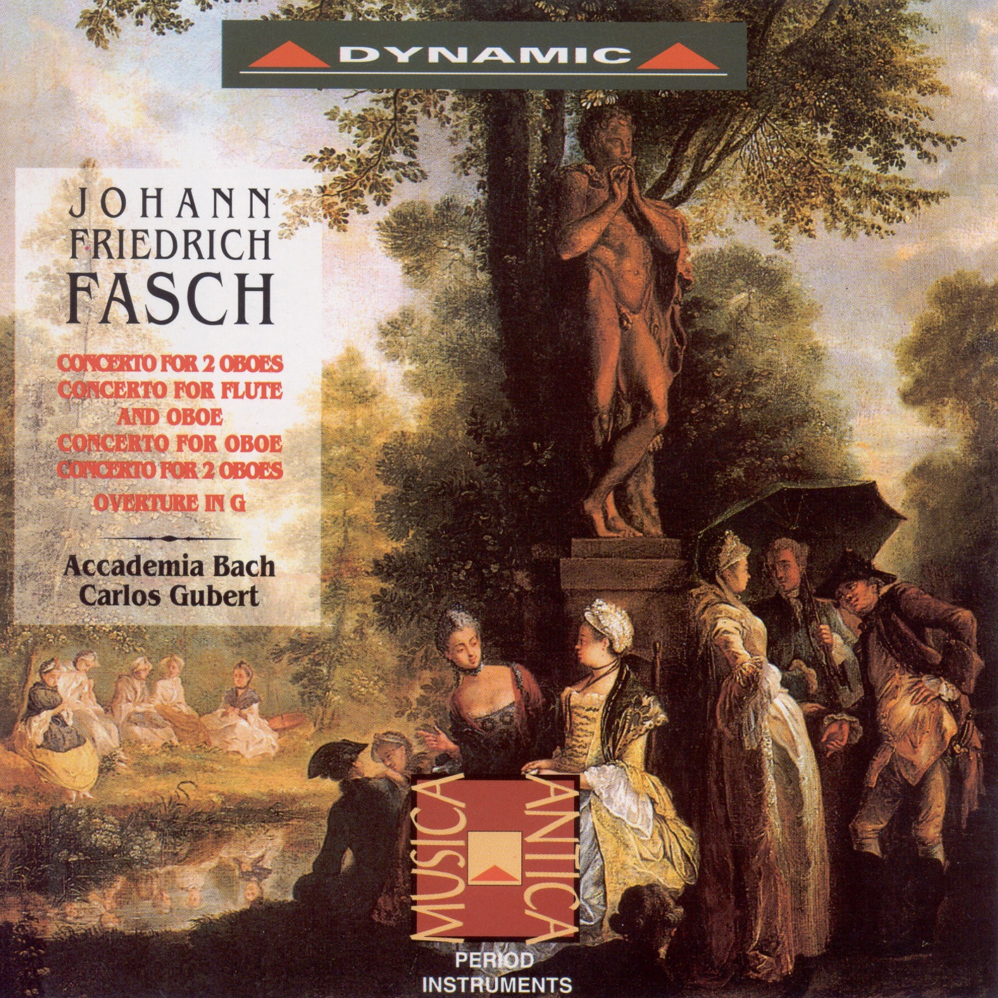Fasch: Concertos for 2 Oboes & Ouverture (Suite) In G Major album cover