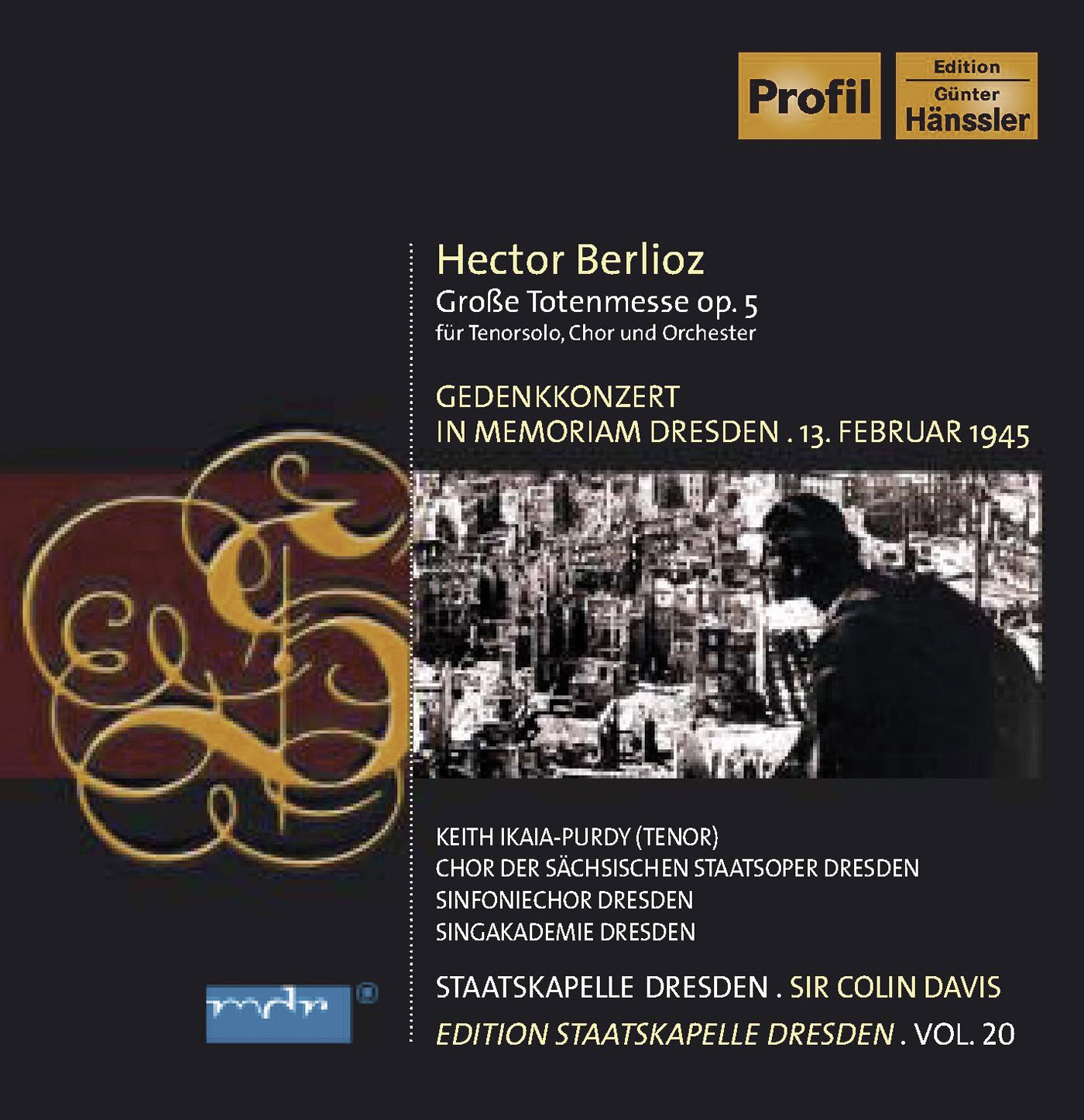 Berlioz, H.: Requiem (Staatskapelle Dresden Edition, Vol. 20) album cover