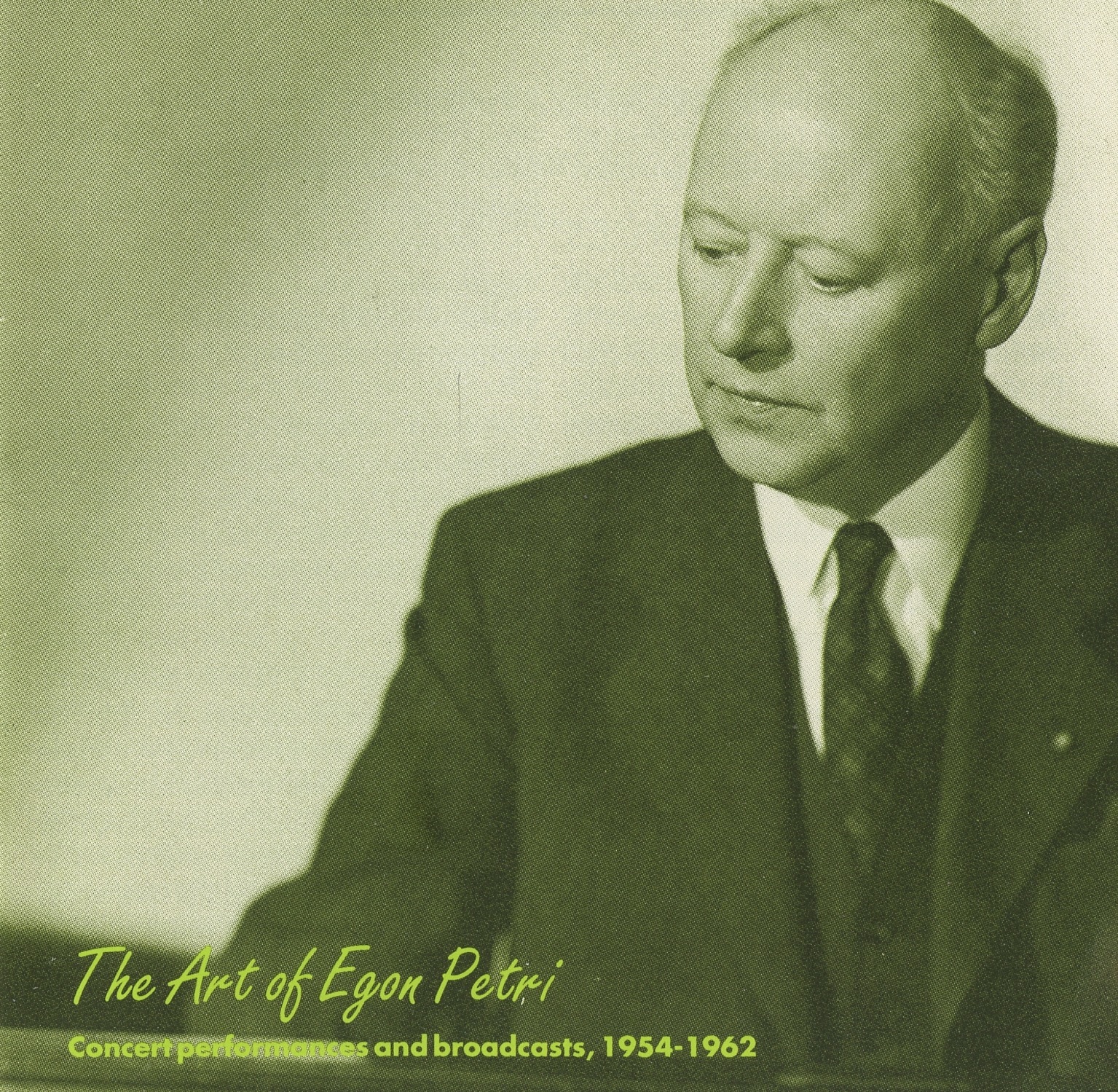 The Art of Egon Petri (1922-1960) album cover