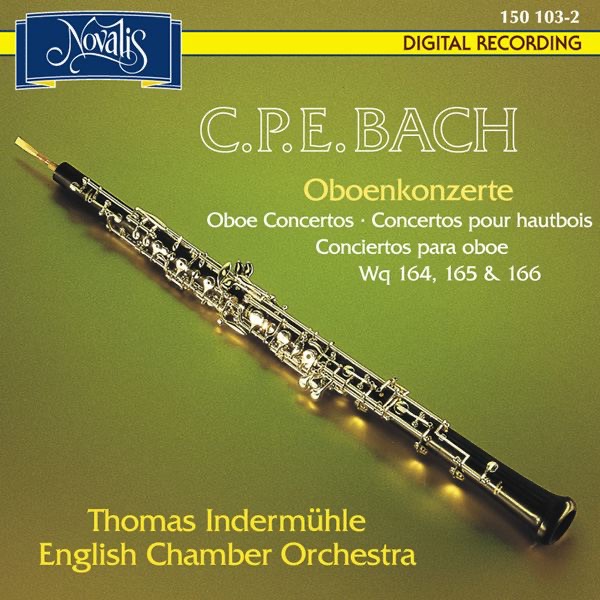 C.P.E. Bach: Oboe Concertos, Wq. 164, 166 album cover