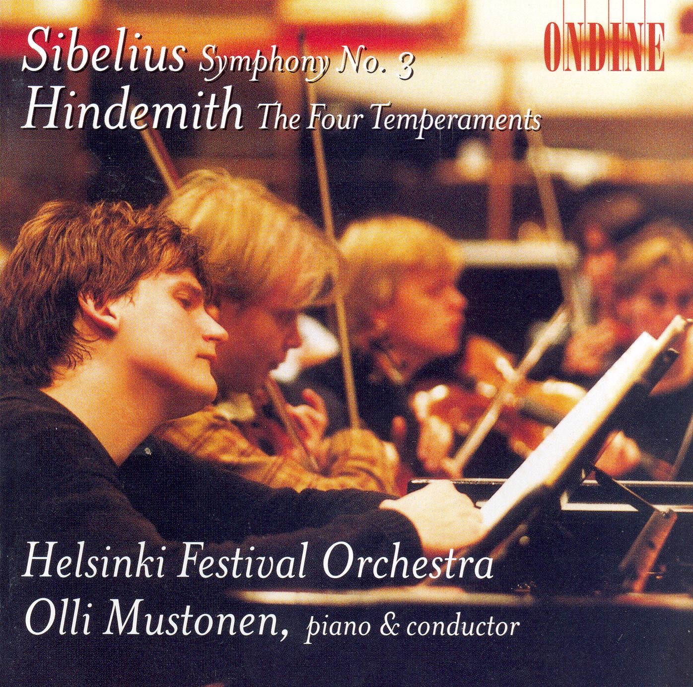 Sibelius: Symphony No. 3, Hindemith: The 4 Temperaments album cover