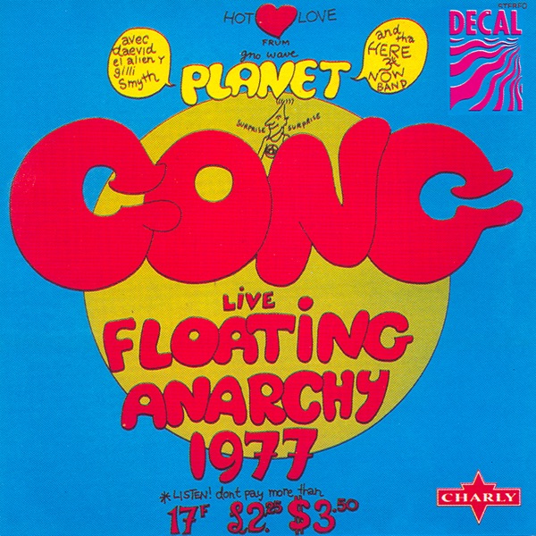 Planet Gong - Live Floating Anarchy 1977 album cover