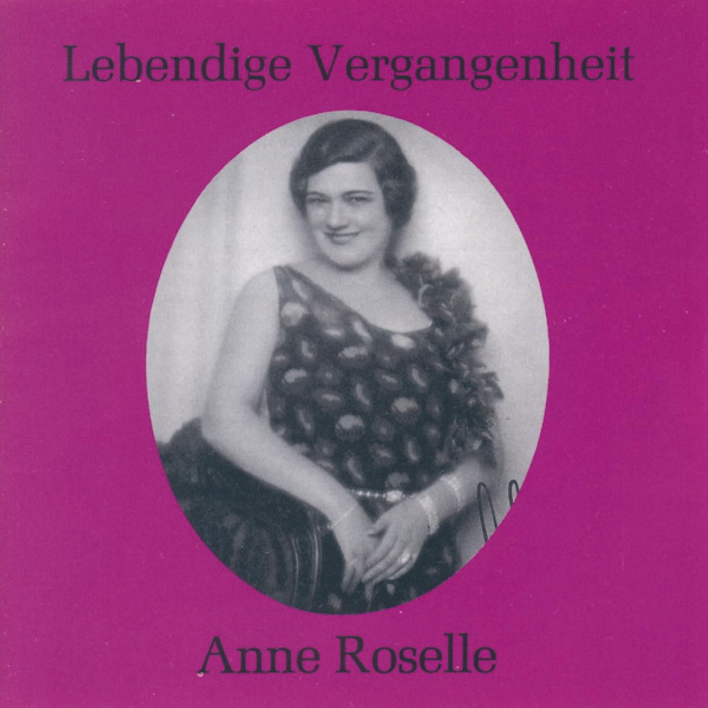 Lebendige Vergangenheit - Anne Roselle album cover
