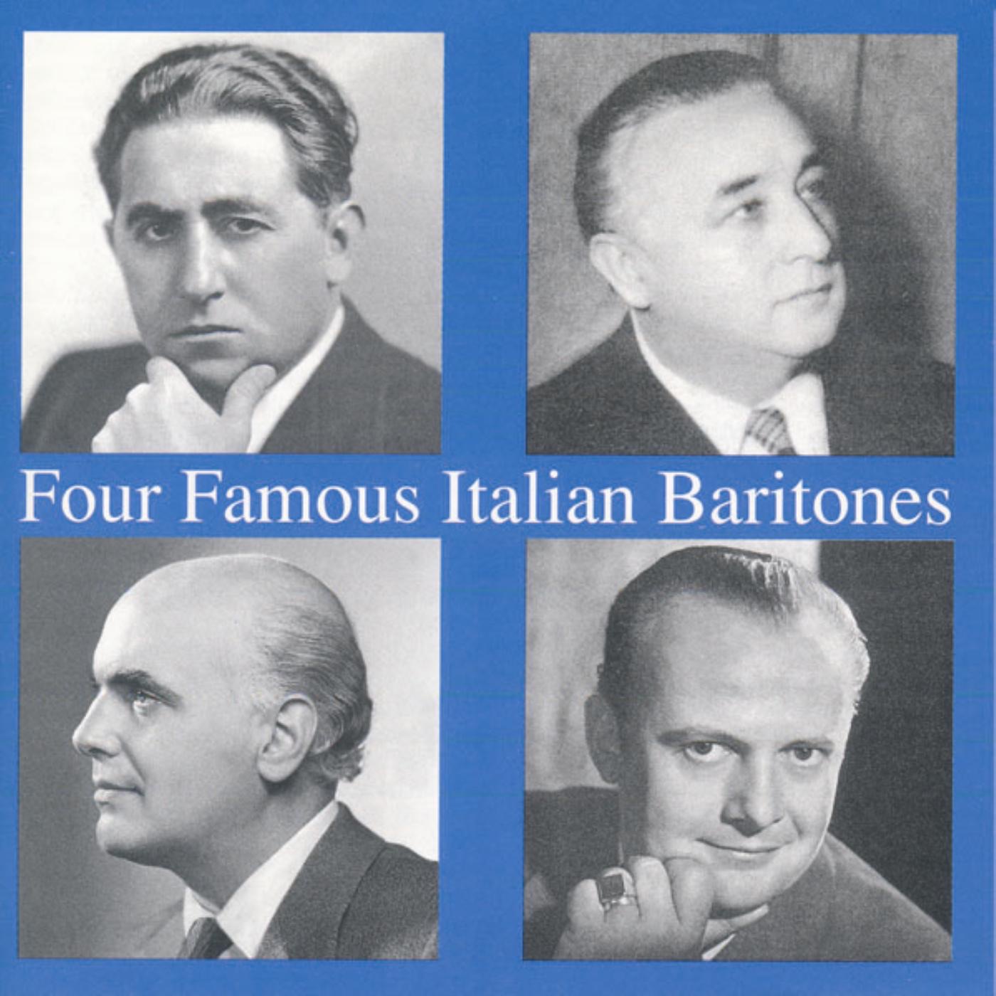 Four Famous Italian Baritones album cover