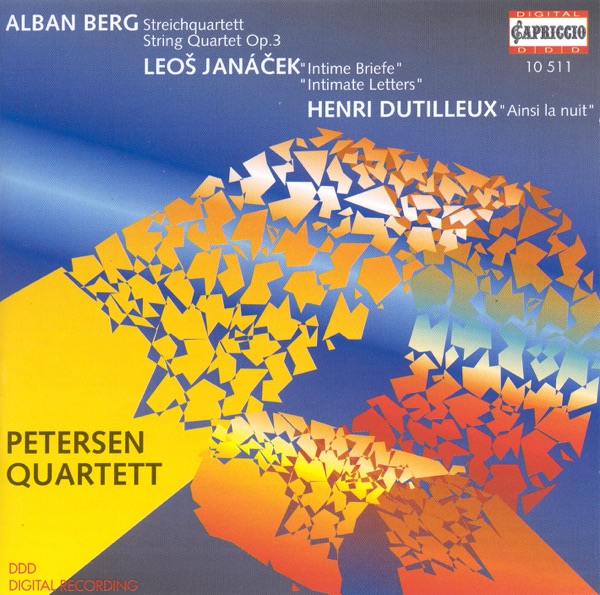 Berg: String Quartet - Janacek: String Quartet No. 2, "Intimate Letters" album cover