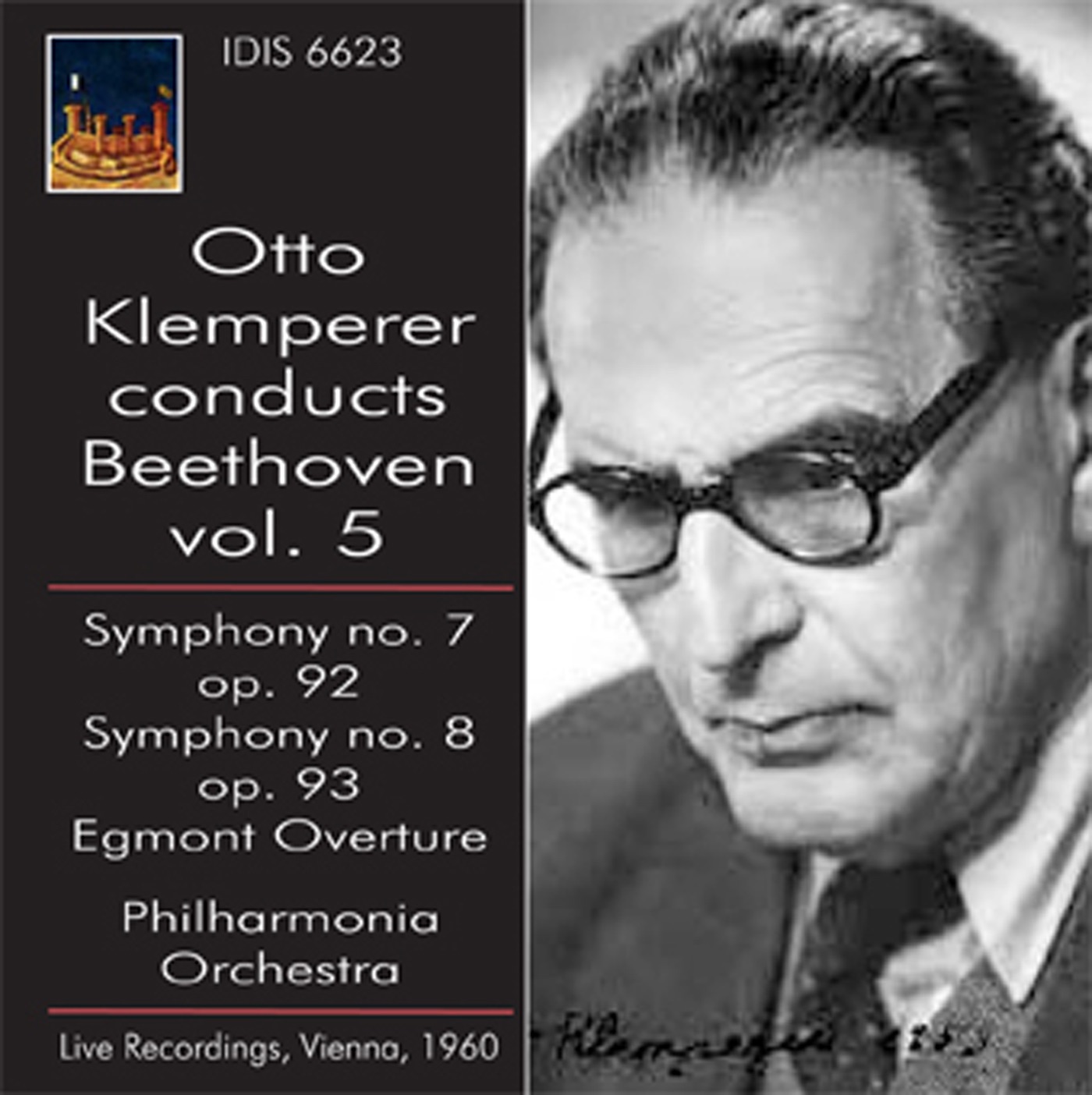 Otto Klemperer conducts Beethoven, Vol. 5 (1960) album cover