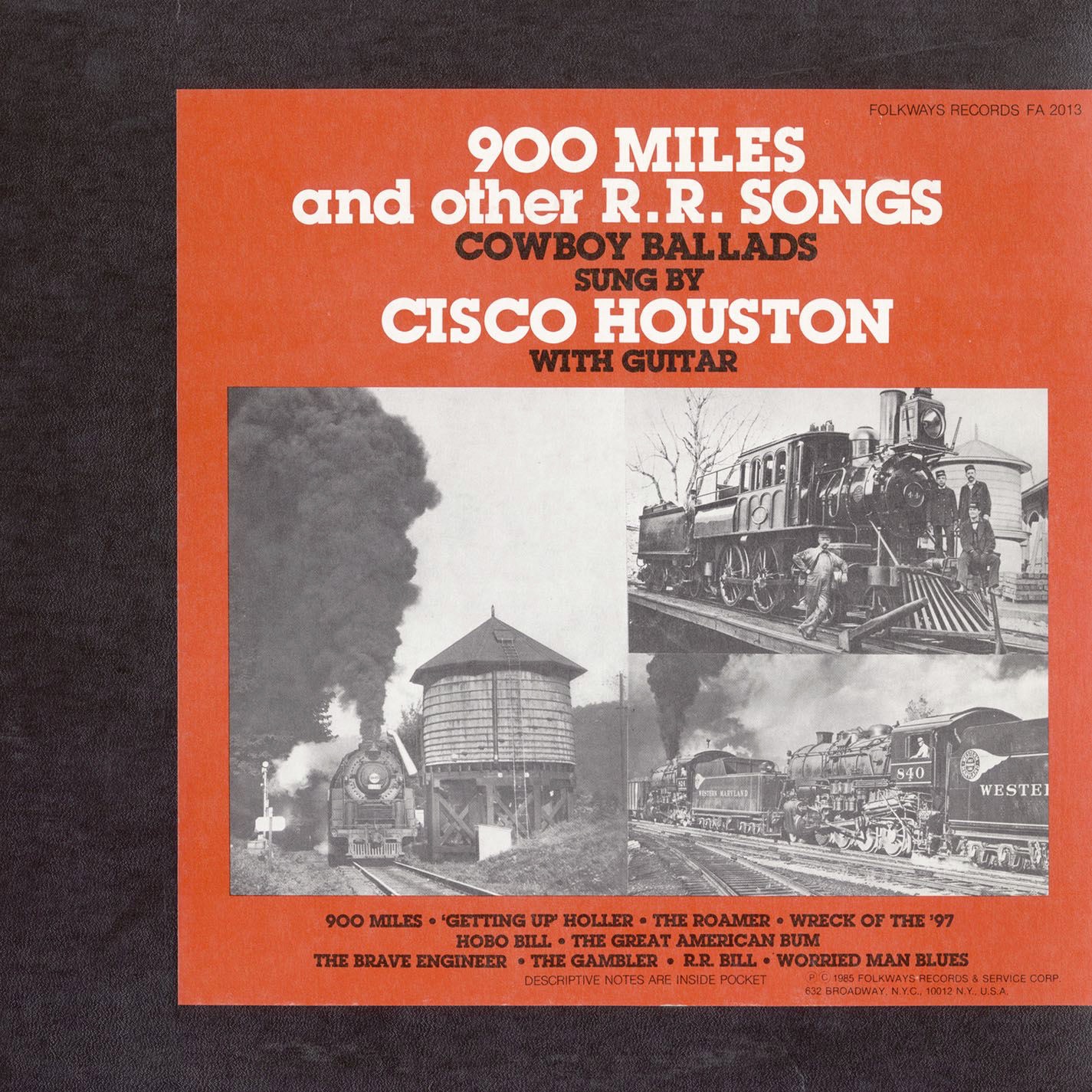 900 Miles and Other R.R. Songs album cover