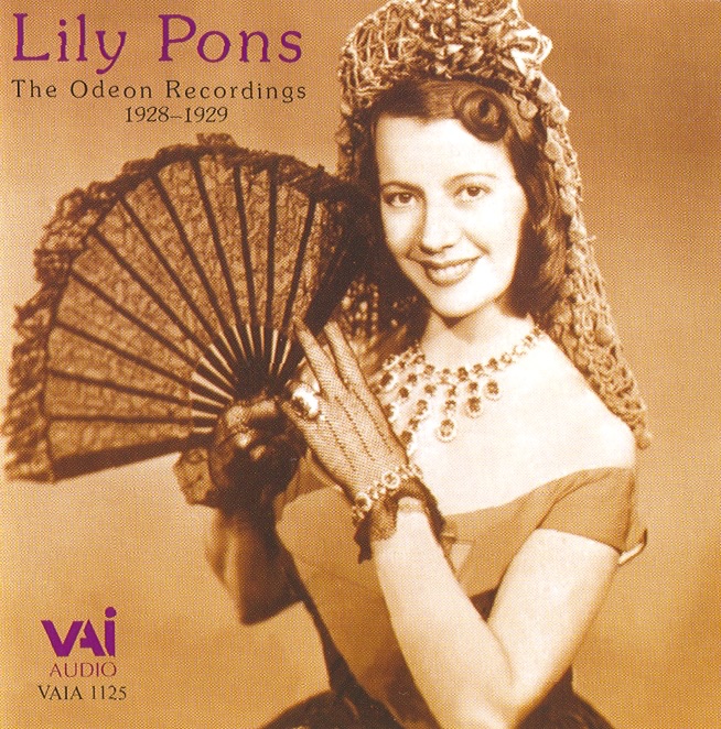 Lily Pons: The Odeon Recordings (1928-1929) album cover
