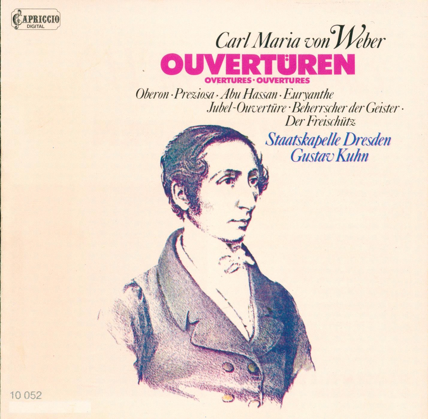 von Weber, C.M.: Overtures album cover