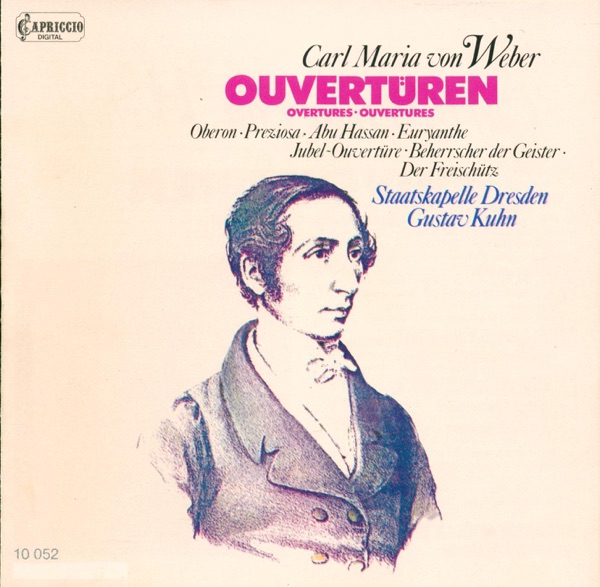 von Weber, C.M.: Overtures album cover