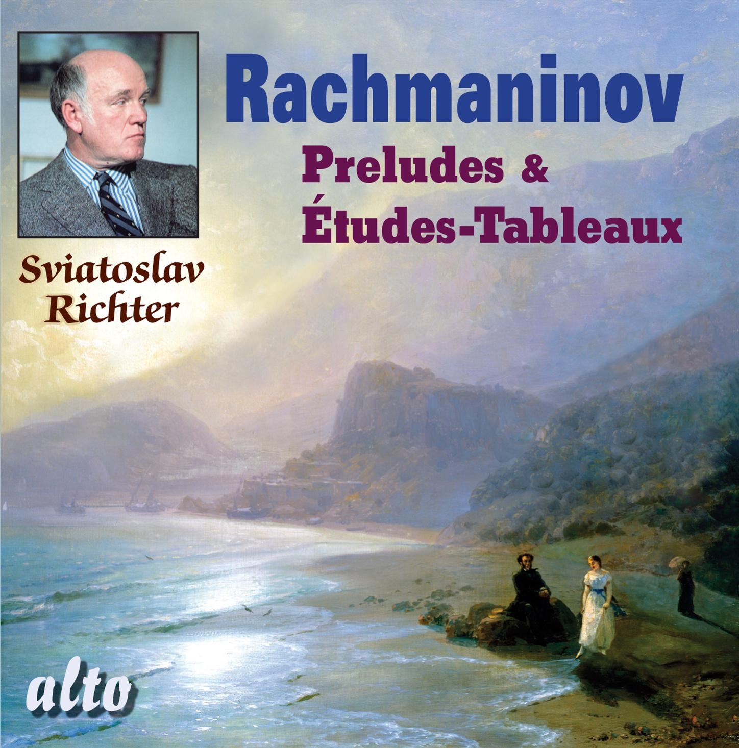 Sviatoslav Richter plays Rachmaninoff album cover