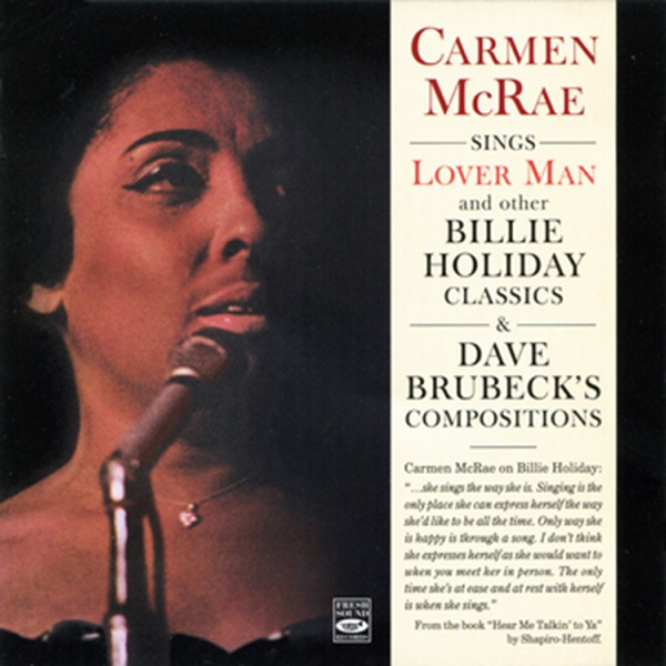 Sings Lover Man and Other Billie Holiday Classics & Dave Brubeck's Compositions album cover