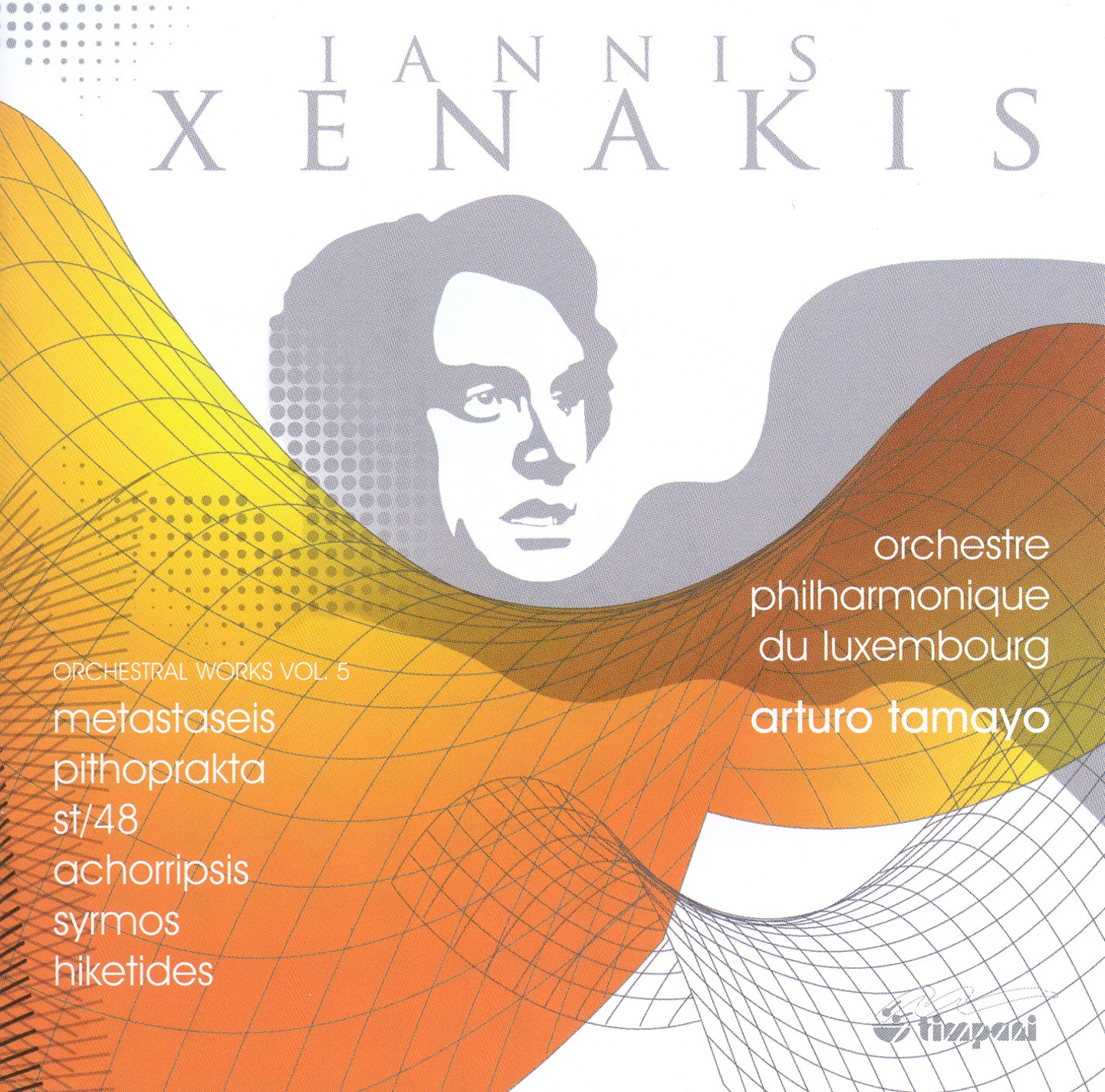 Xenakis, I.: Orchestral Works, Vol. 5 - Metastaseis - Pithoprakta - St-48 - Achorripsis - Syrmos - H album cover