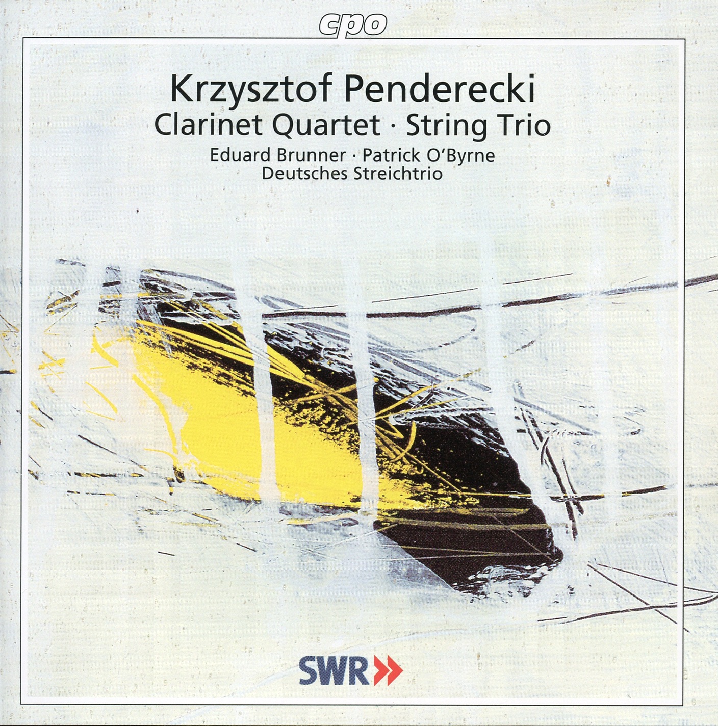 Penderecki: Clarinet Quartet & String Trio album cover
