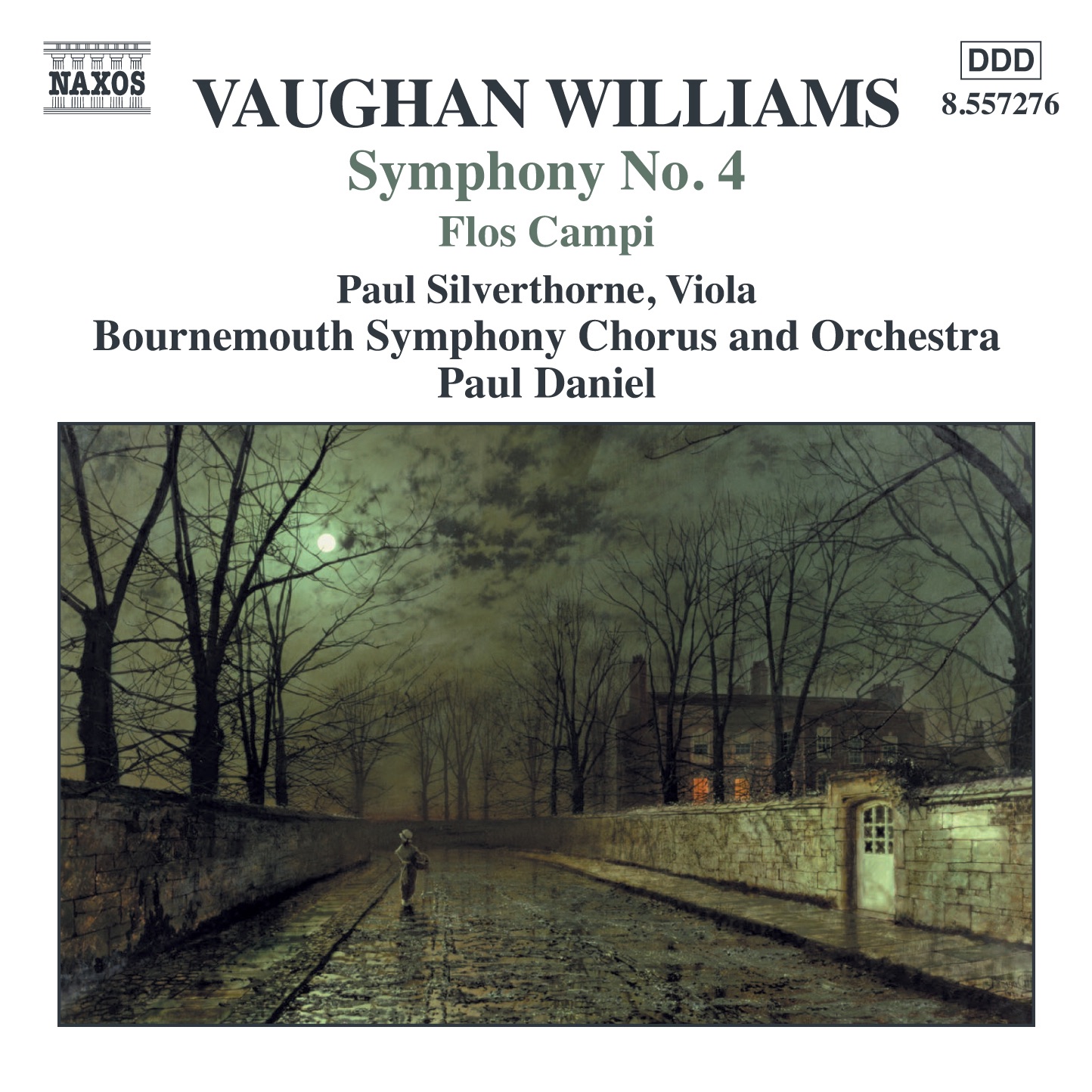 Vaughan Williams: Symphony No. 4, Norfolk Rhapsody No. 1 & Flos Campi album cover