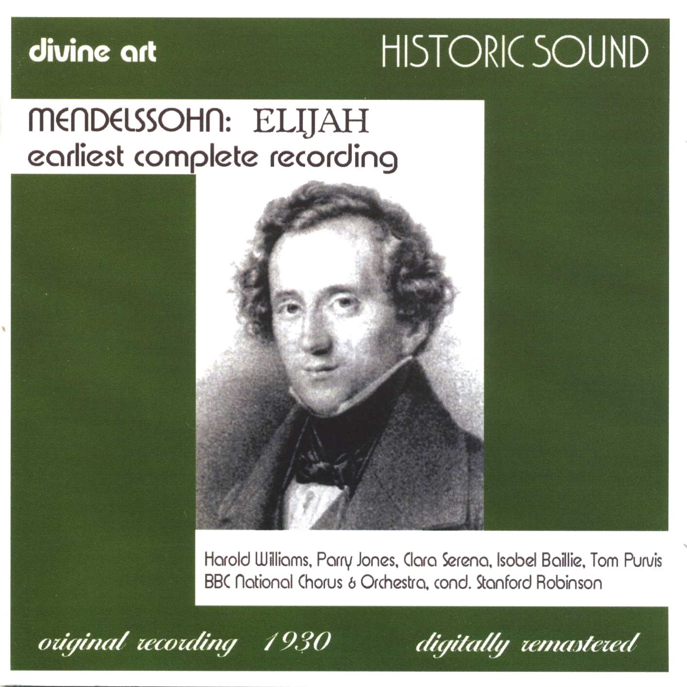 Mendelssohn: Elijah, Op. 70 album cover