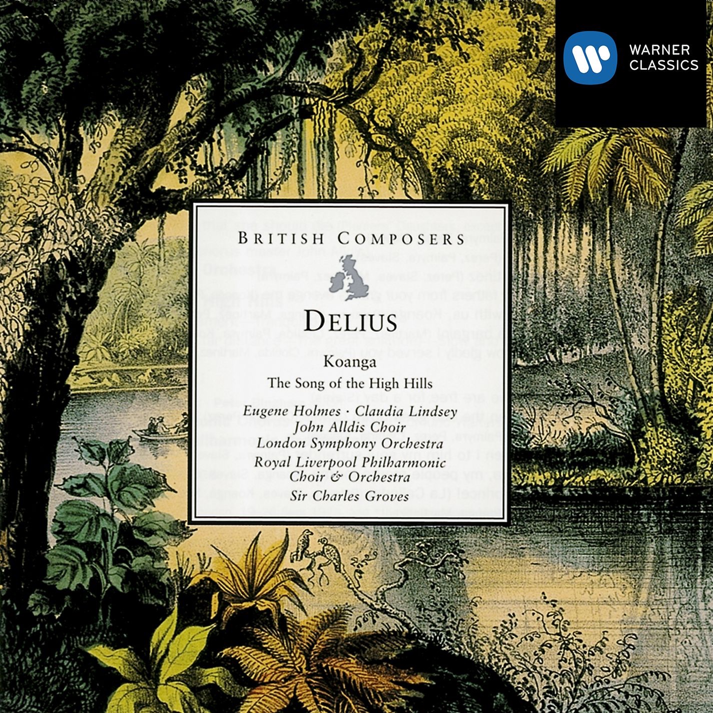 Delius Koanga . The Song of the High Hills album cover