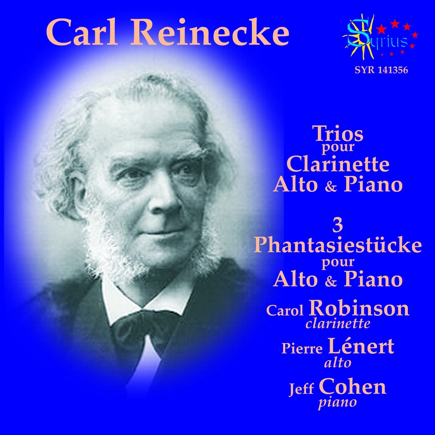 Reinecke: Trios pour clarinette, alto & piano, 3 Phantasiestücke pour alto & piano album cover