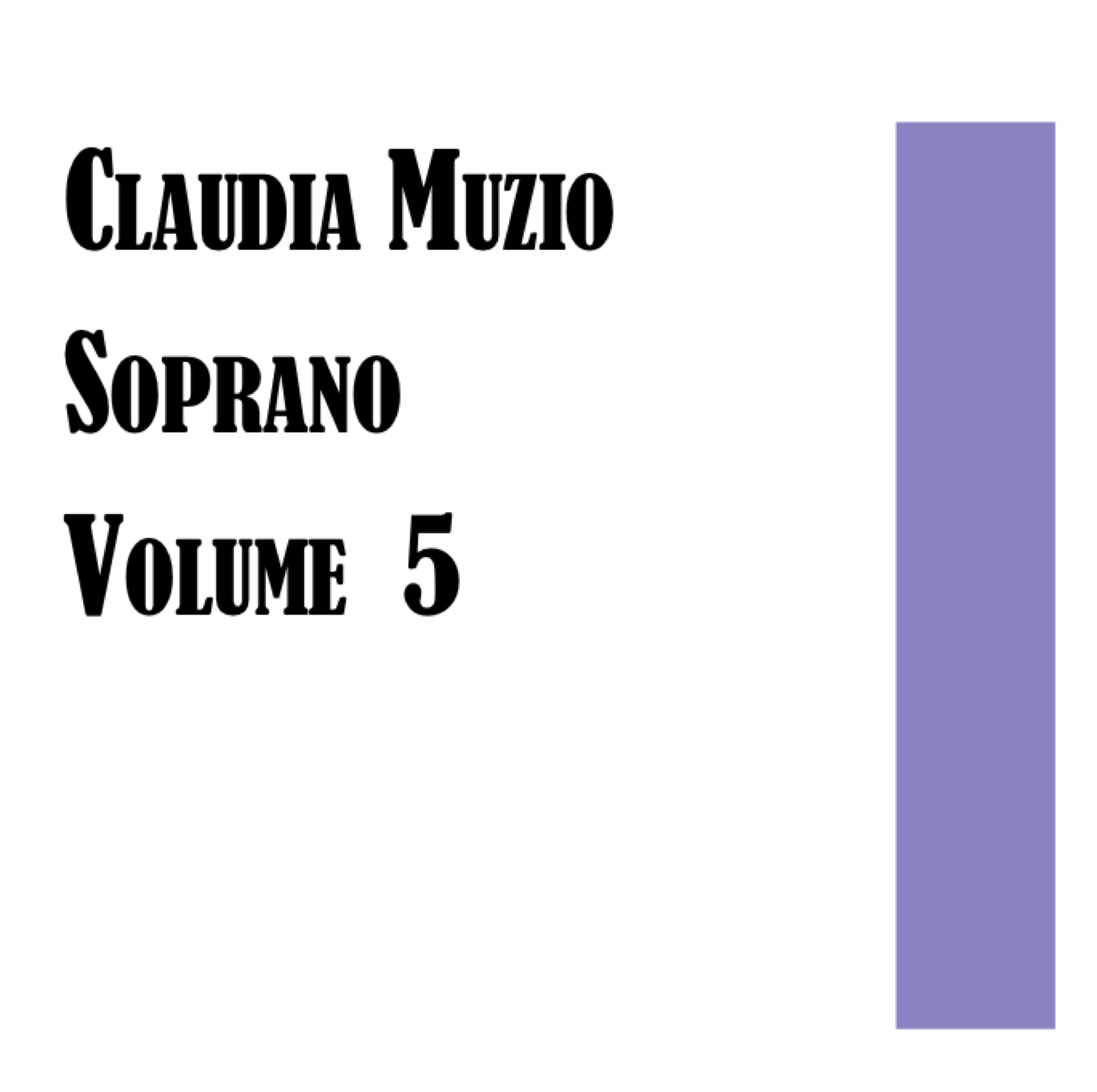 Claudio Muzio: Soprano, Vol. 5 album cover