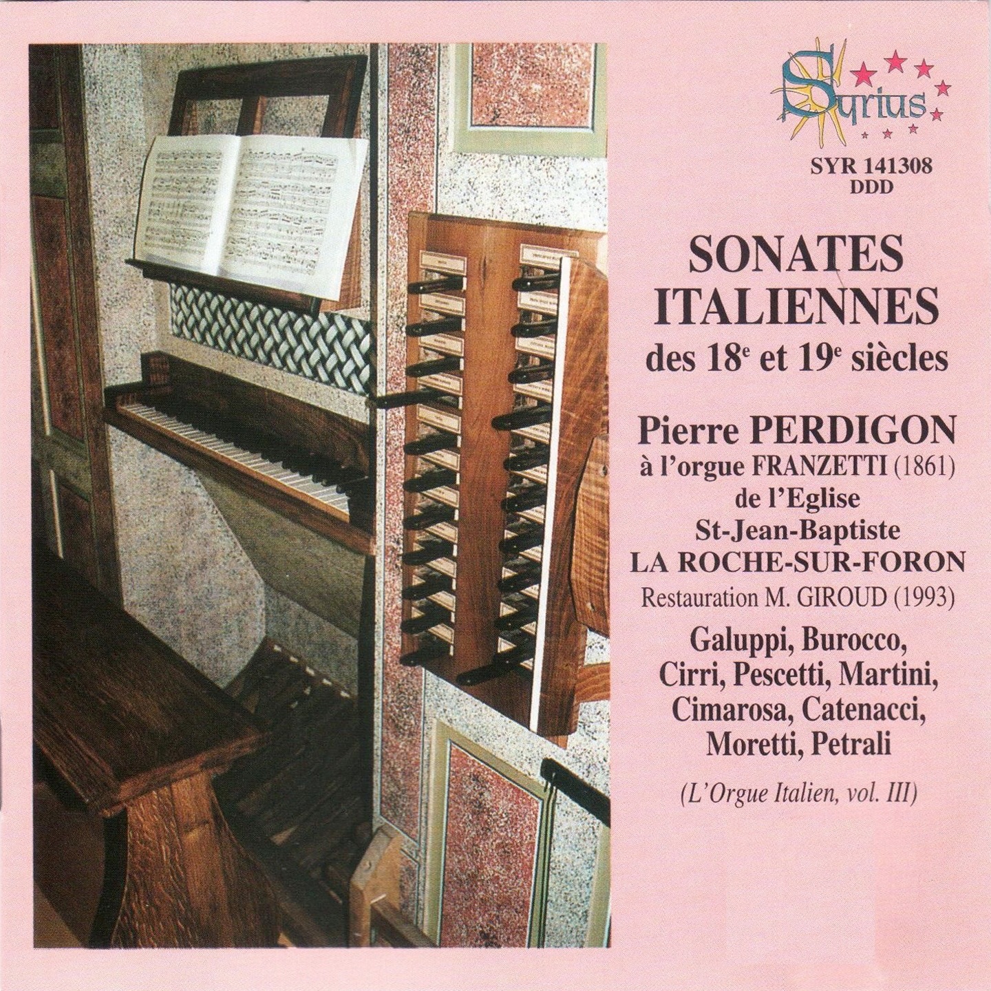 Sonates italiennes des 18e et 19e siècles album cover