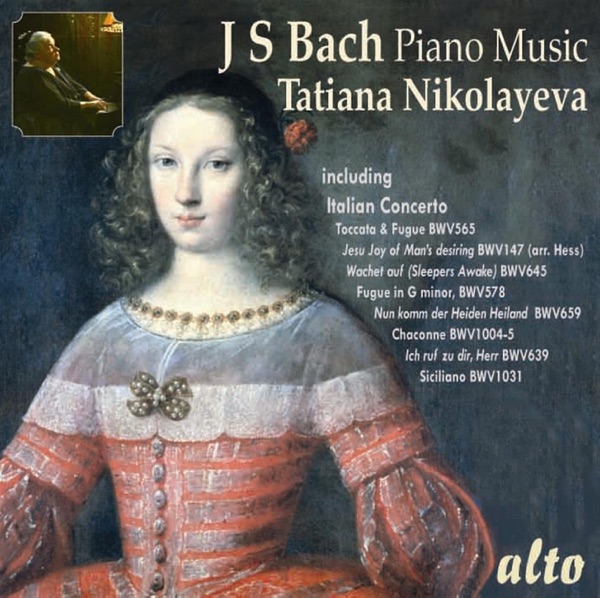Tatiana Nikolayeva Plays Bach Piano Music album cover
