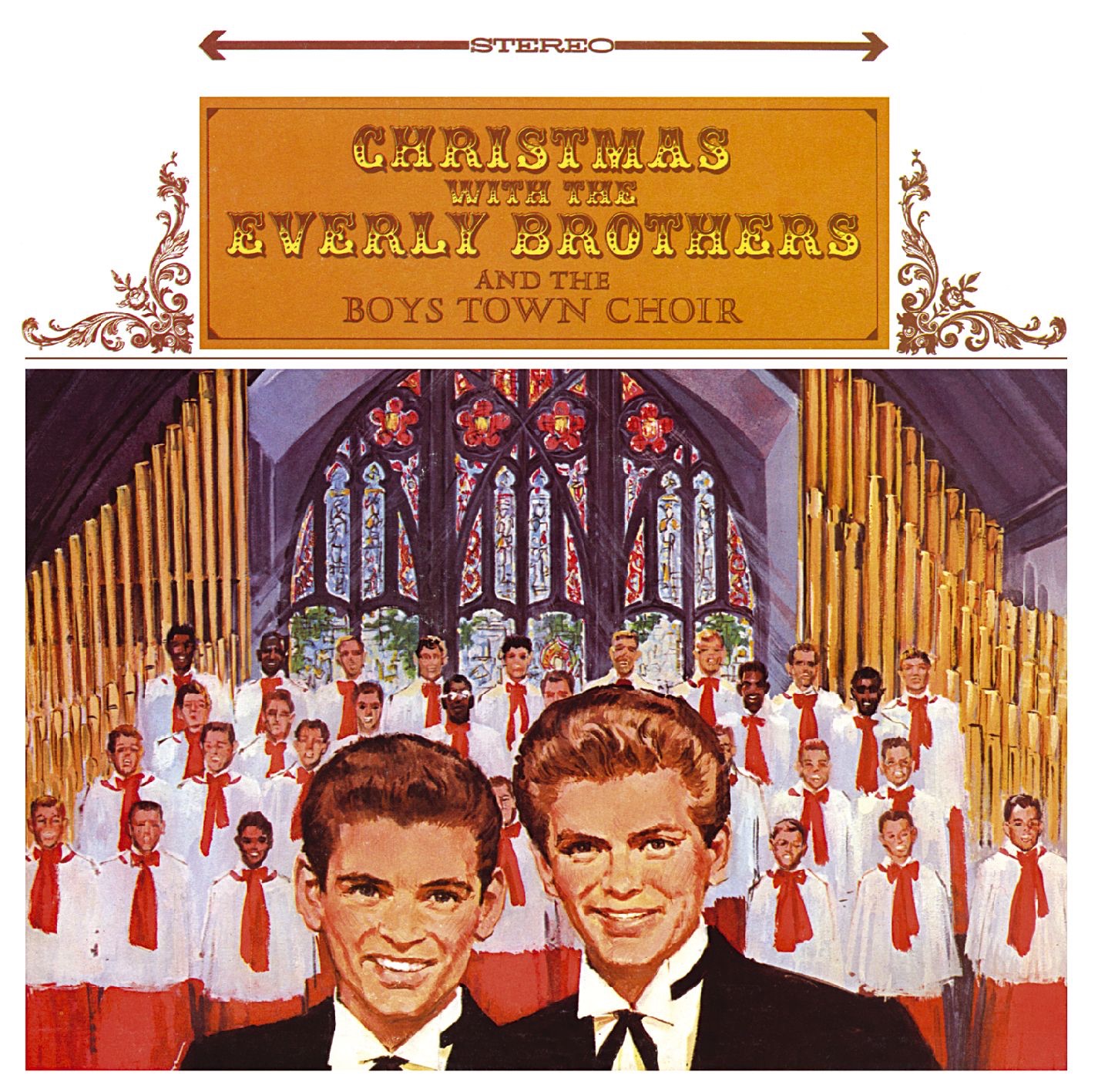 Christmas With the Everly Brothers and the Boystown Choir album cover