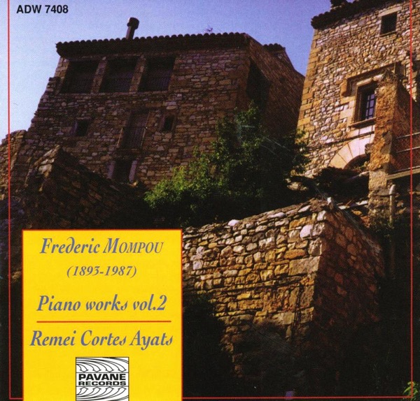 Mompou: Piano Works, Vol. 2 album cover