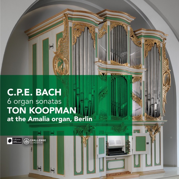 C.P.E. Bach: 6 Organ Sonatas album cover