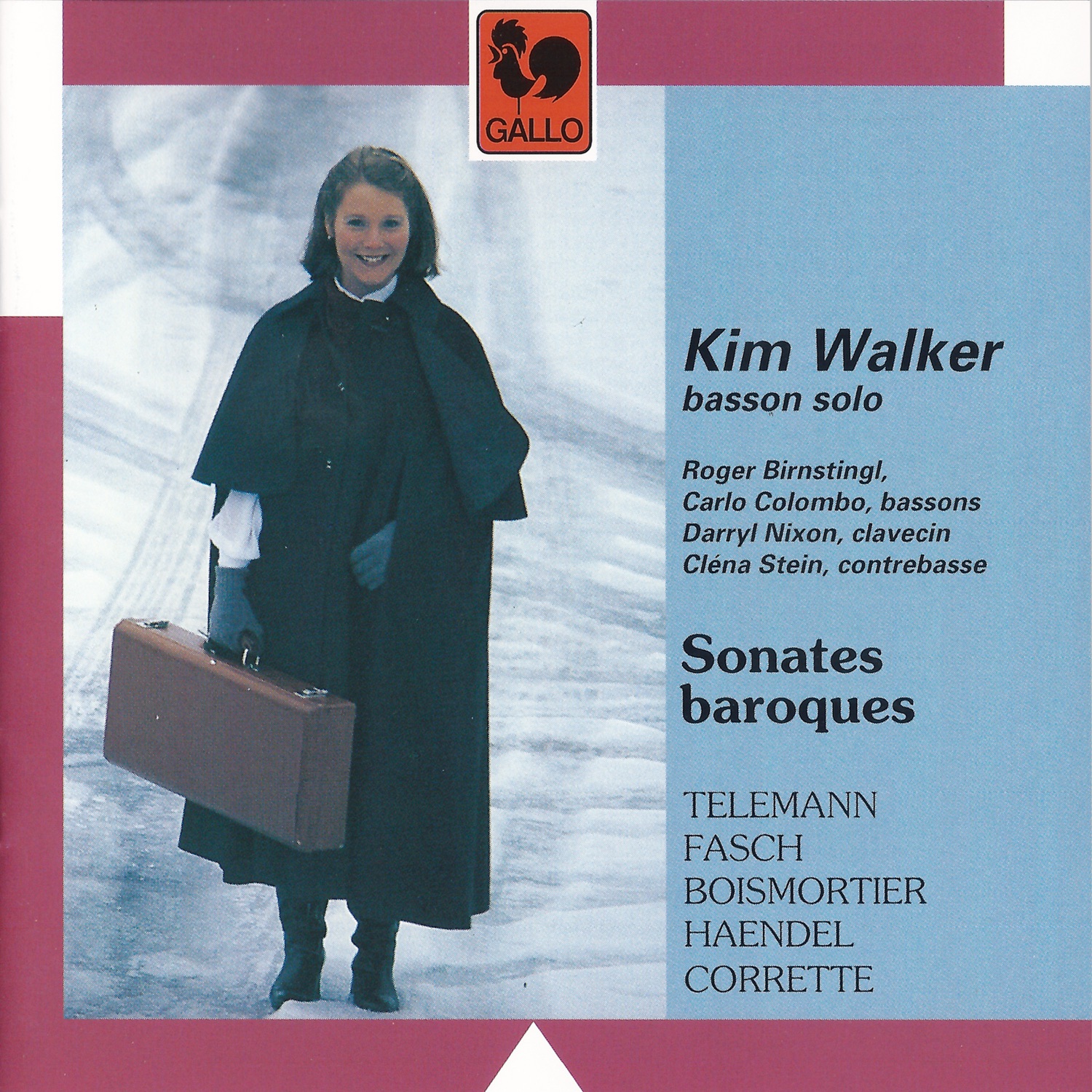 Telemann, Fasch, Boismortier, Handel & Corrette: Baroque Sonatas for Bassoon Solo album cover
