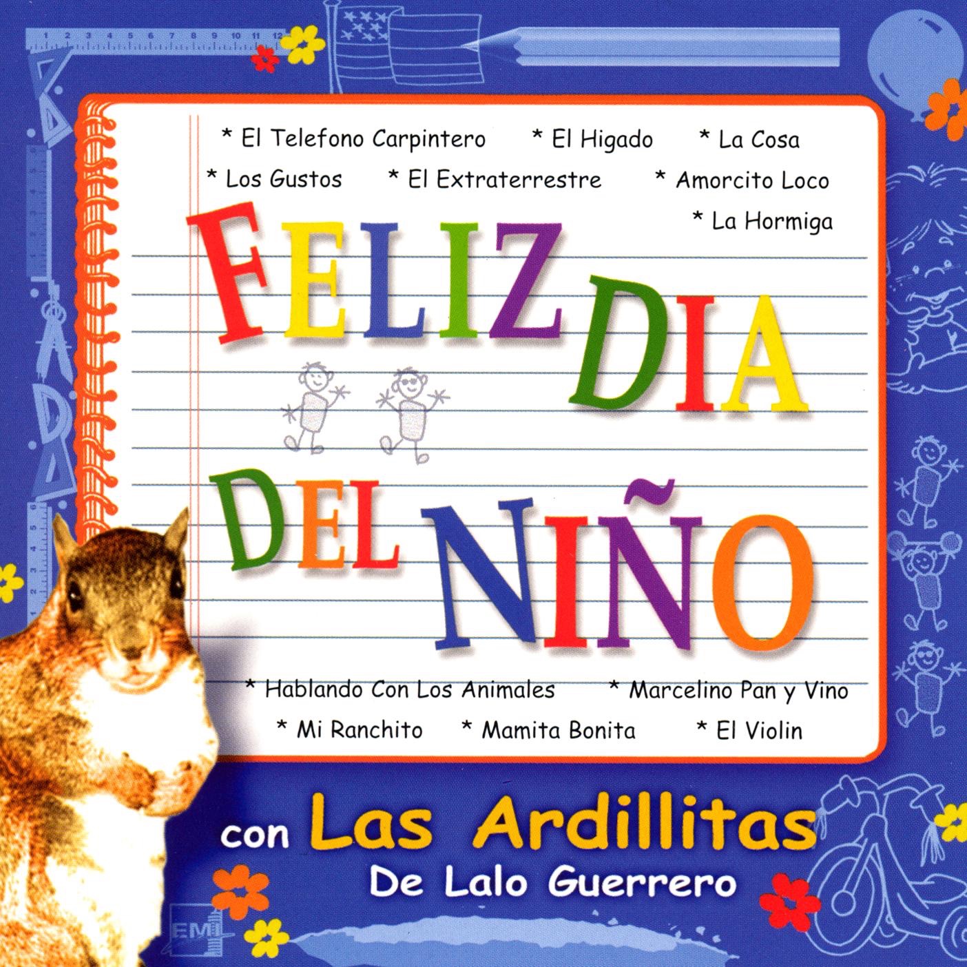 Feliz Día del Niño Con Las Ardillitas de Lalo Guerrero album cover