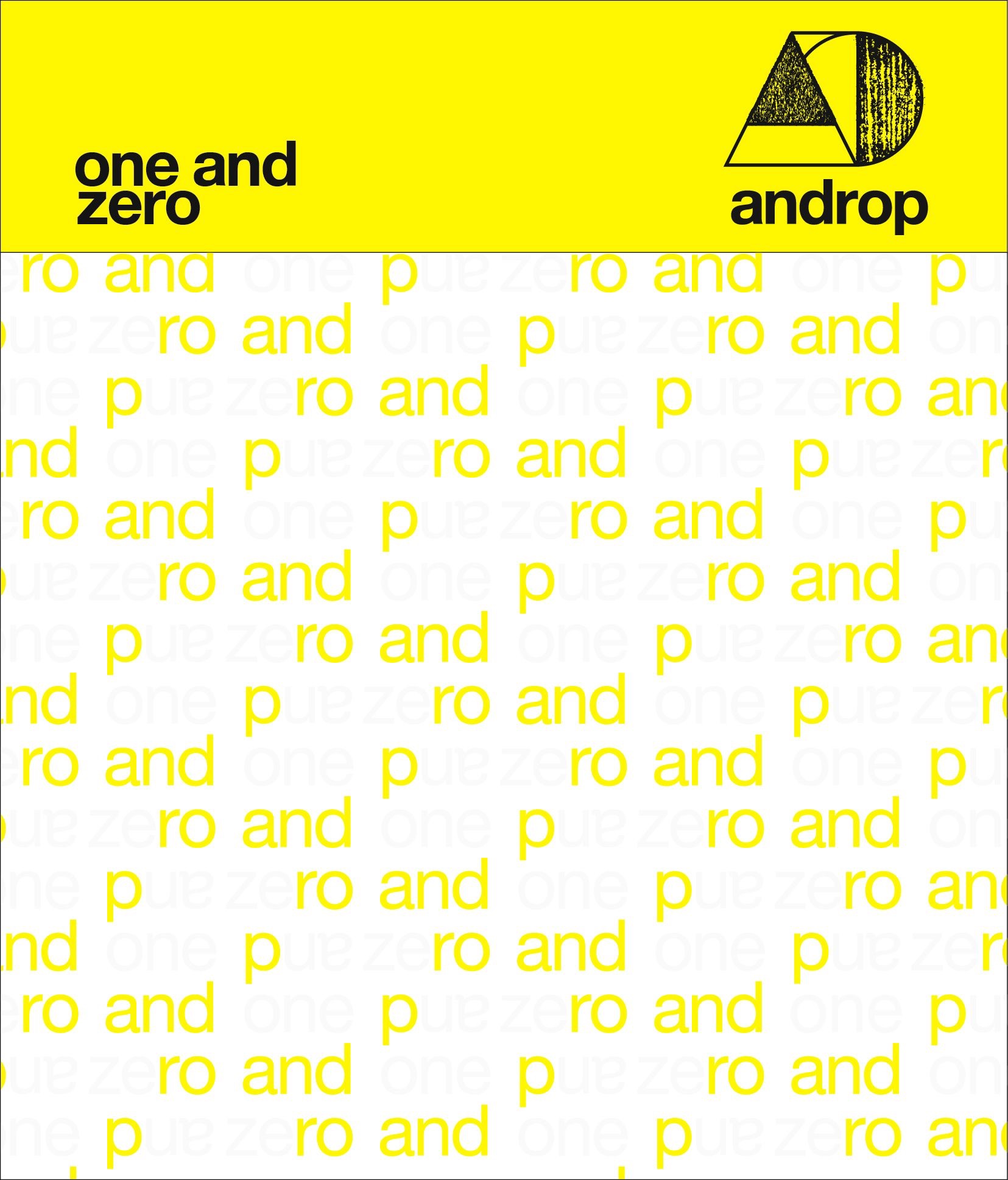 one and zero album cover