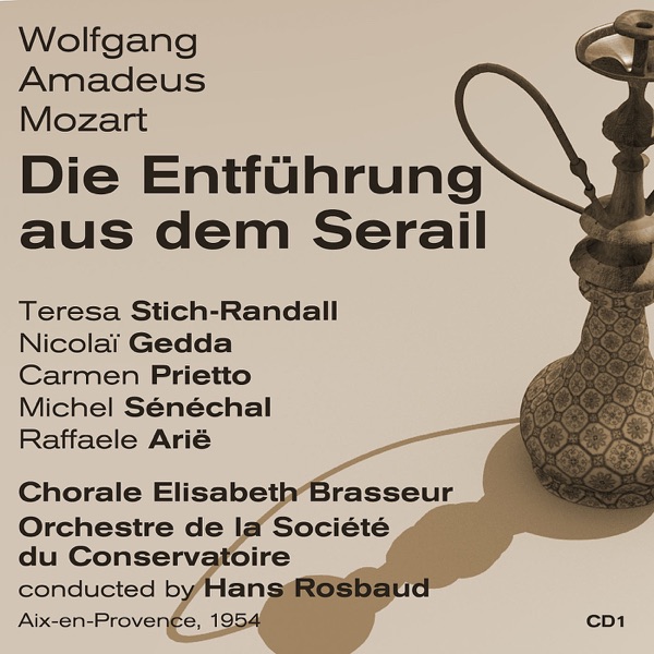 Wolfgang Amadeus Mozart: Die Entführung aus dem Serail (1954), Volume 1 album cover